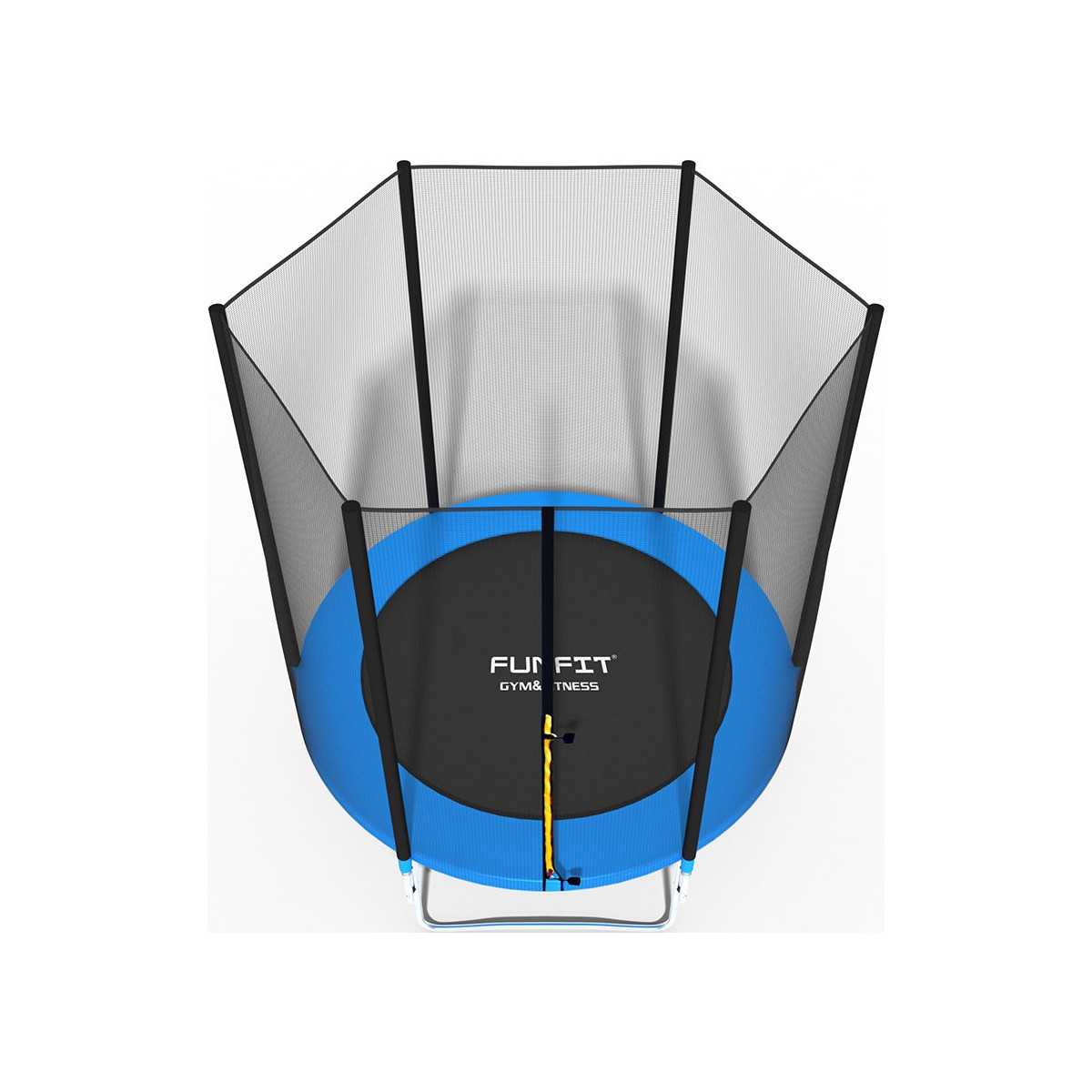 Trampolíne pentru copii de grădină de 183 cm cu scară și plasă.