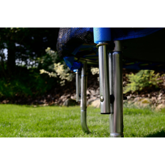 Trampolíne pentru copii de grădină de 183 cm cu scară și plasă.