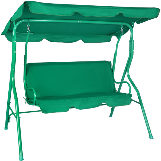 Leagăn pentru grădină de culoare verde