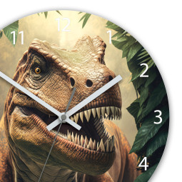 Ceas de perete pentru copii Tyrannosaurus REX