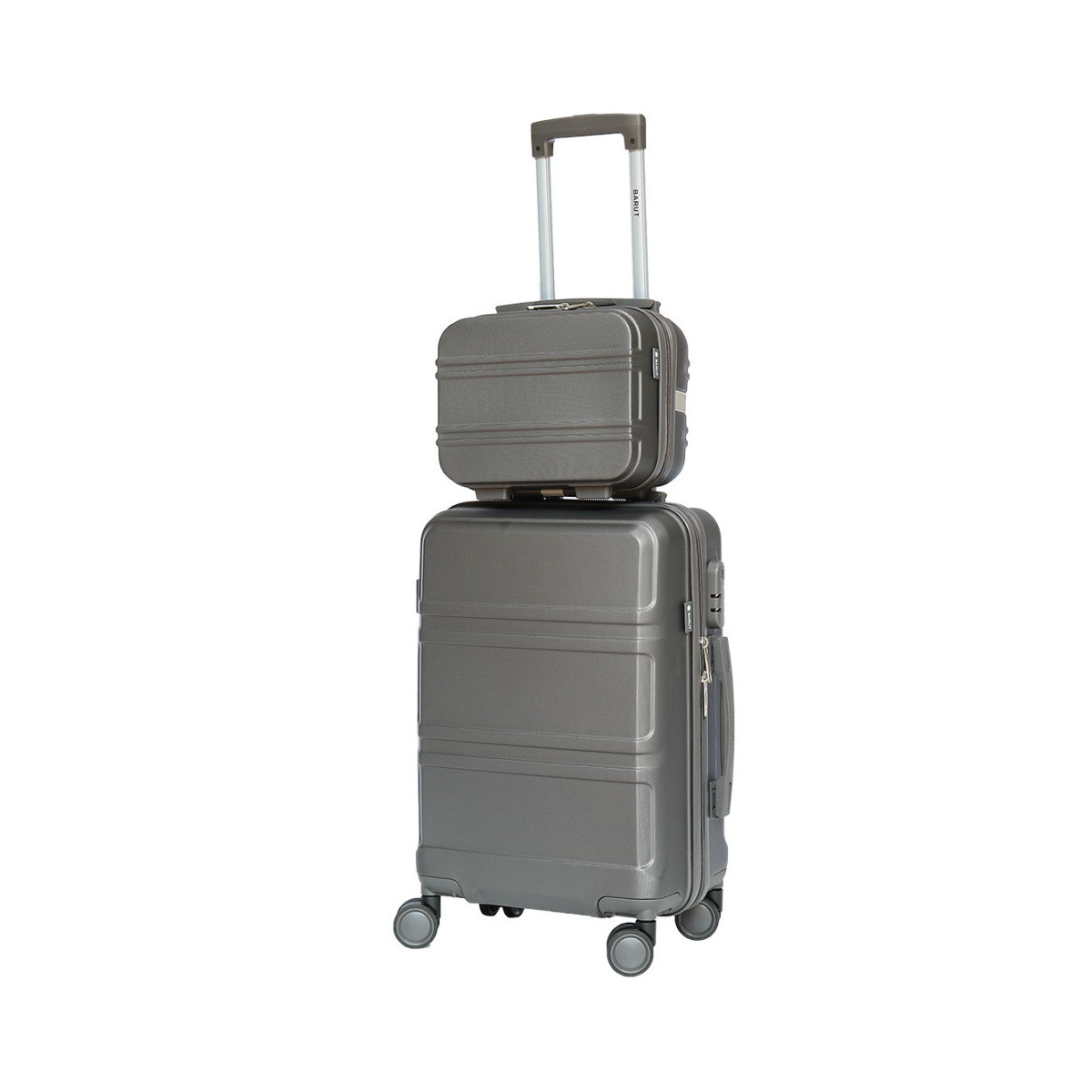 Troler cu geanta în culoare gri închis