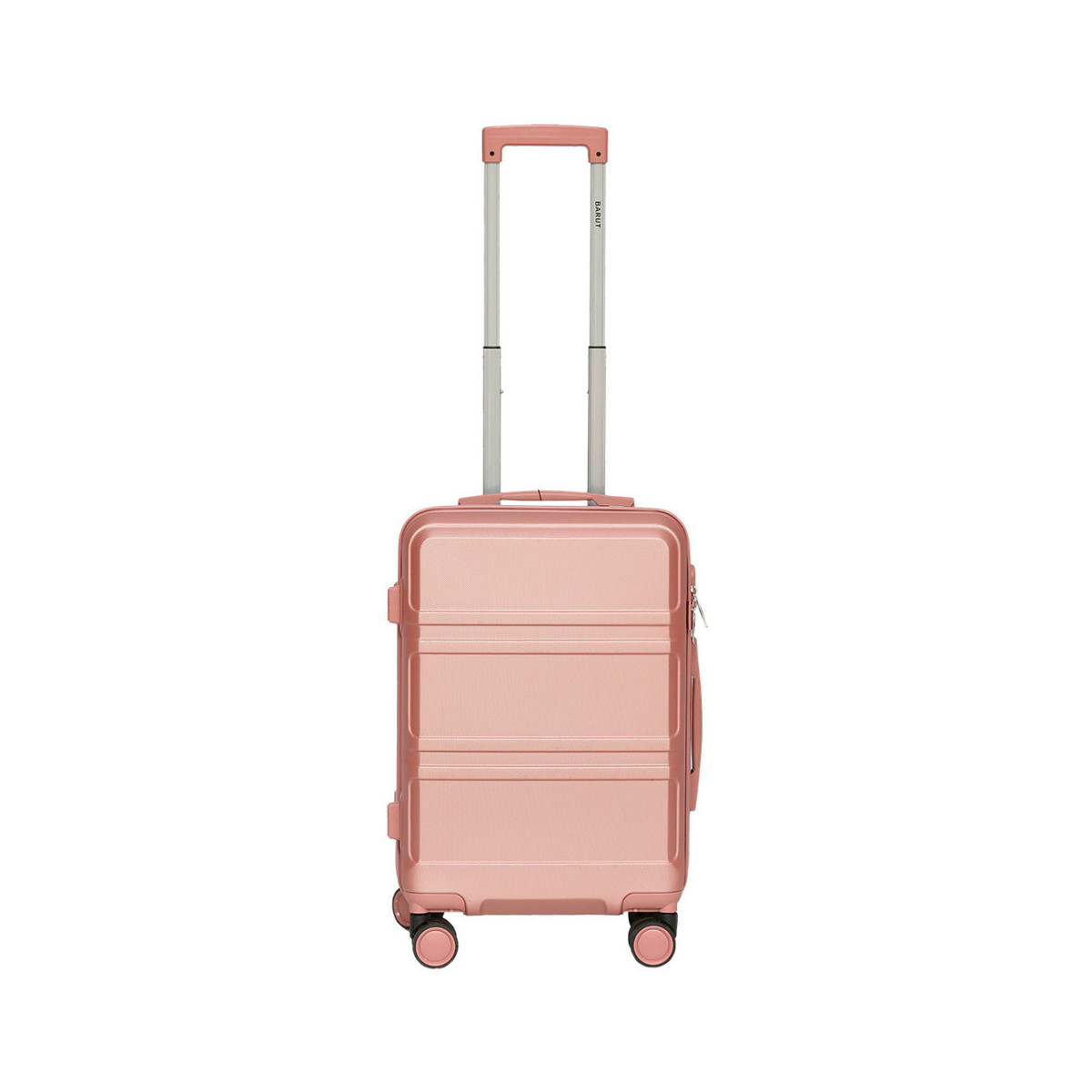 Geanta de voiaj roz deschis cu geanta mică