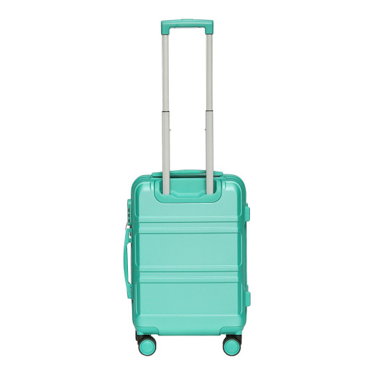 Zară verde pentru bagaj de mână cu valiză