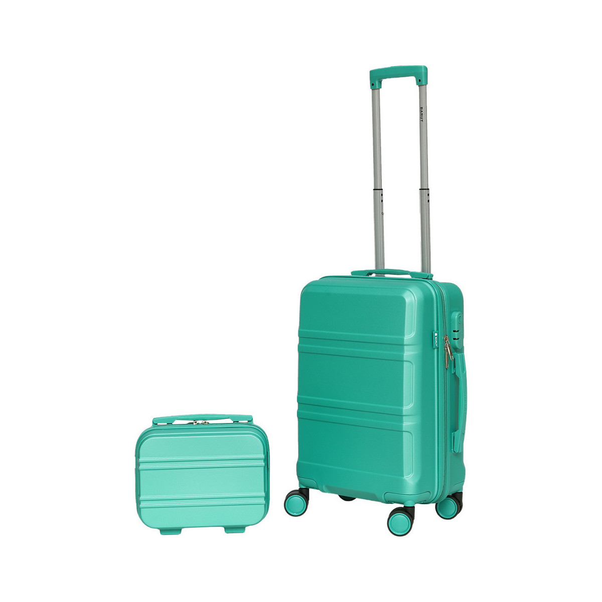 Zară verde pentru bagaj de mână cu valiză