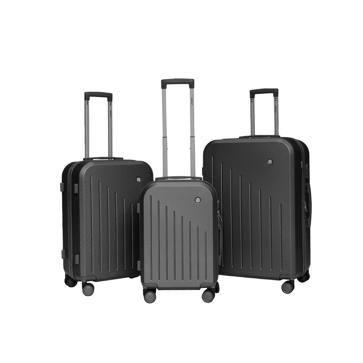 Valize de călătorie 3 în 1 de culoare neagră