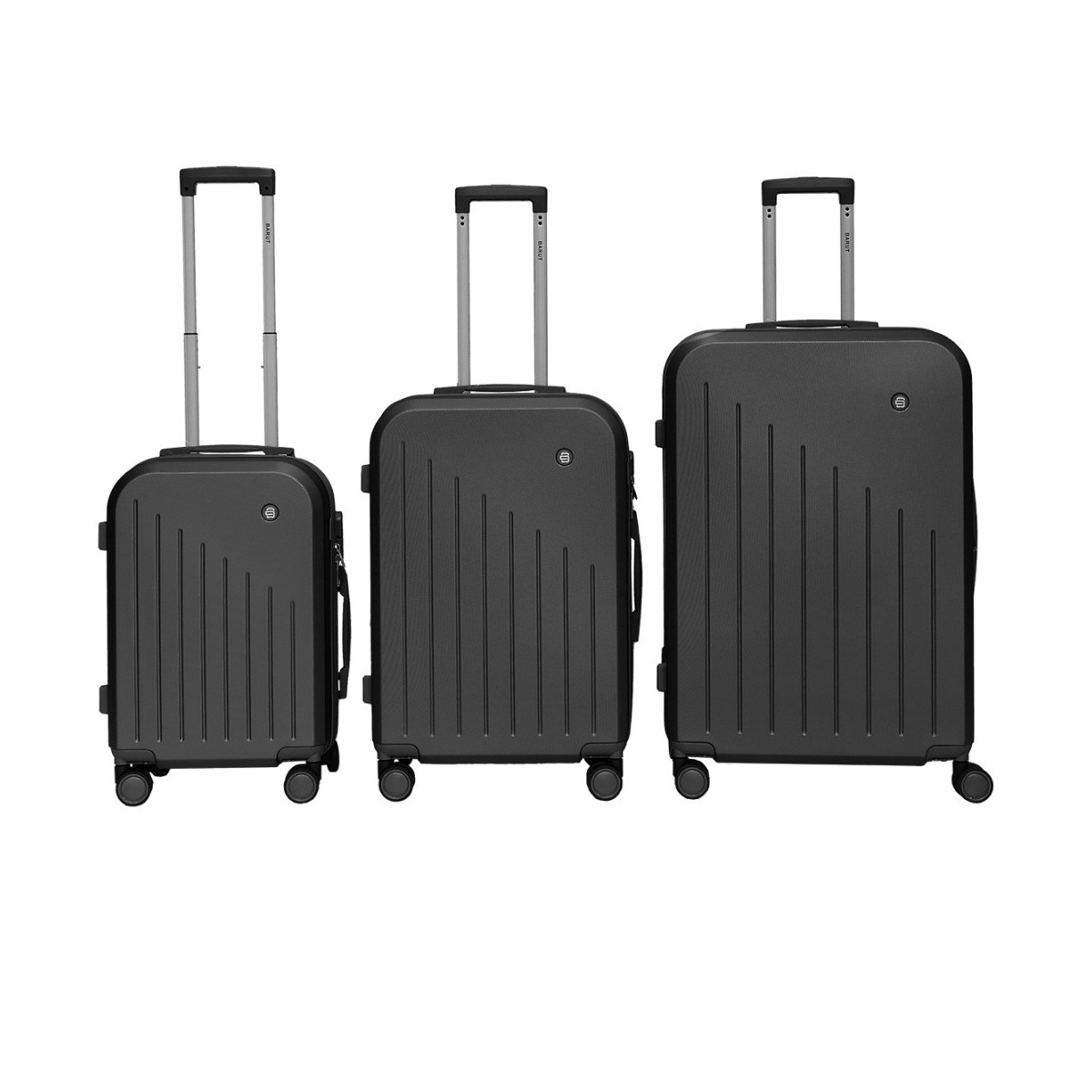 Valize de călătorie 3 în 1 de culoare neagră