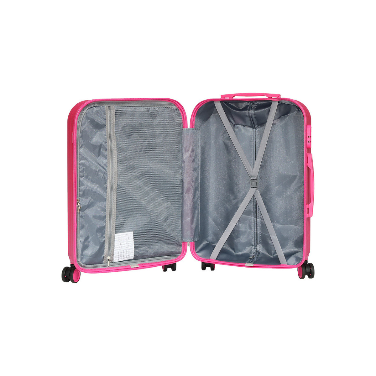 Valize de călătorie roz 3în1