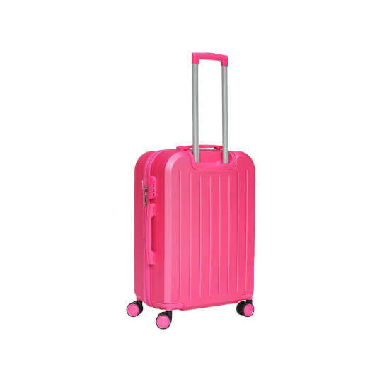 Valize de călătorie roz 3în1