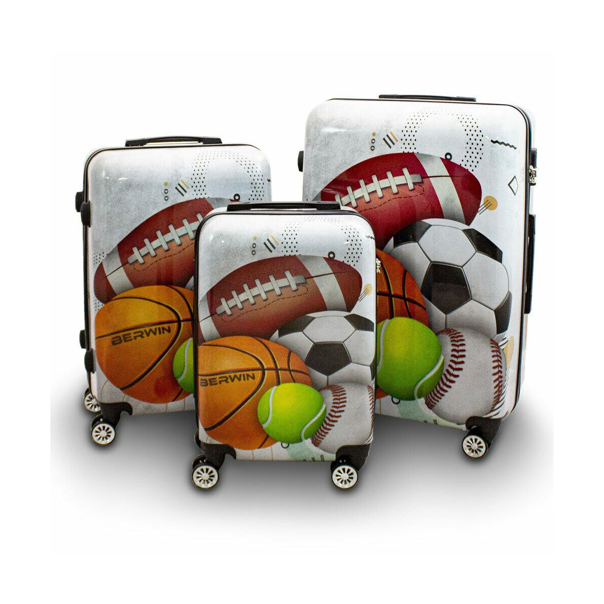 Set de valiză SPORT 3D