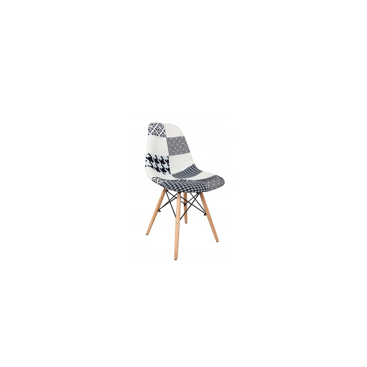 Scaun de calitate pentru dining în stil scandinav, de culoare albă