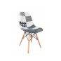 Scaun de calitate pentru dining în stil scandinav, de culoare albă