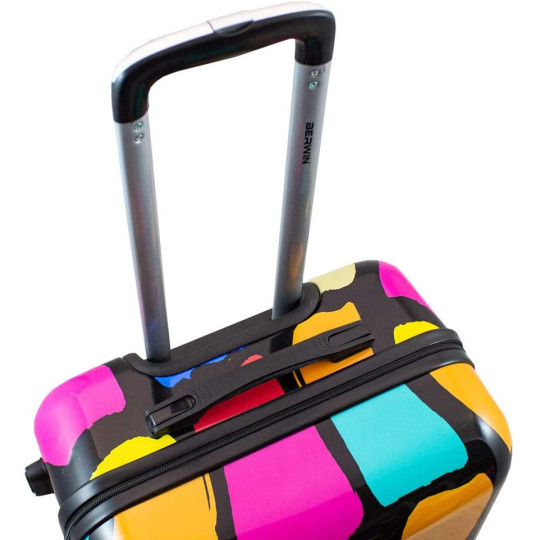 Set de valize cu petice colorate