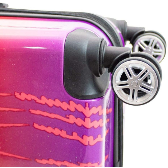 SETUL MODERN DE VALIZE 3D DE CĂLĂTORIE, FLAMINGO