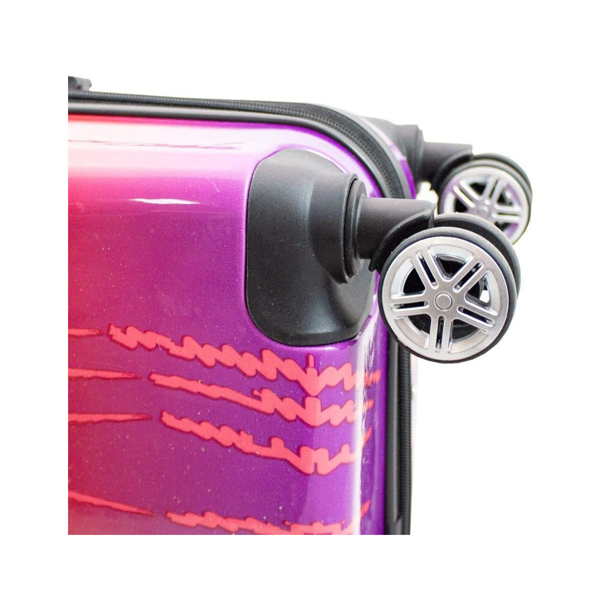 SETUL MODERN DE VALIZE 3D DE CĂLĂTORIE, FLAMINGO