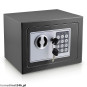 Seif electronic mini pentru birou, de culoare gri