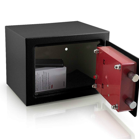 Sertar electronic mini negru pentru birou