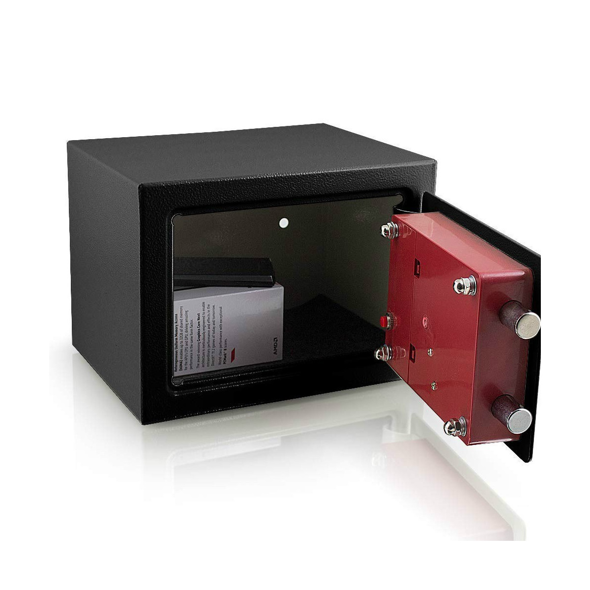 Sertar electronic mini negru pentru birou