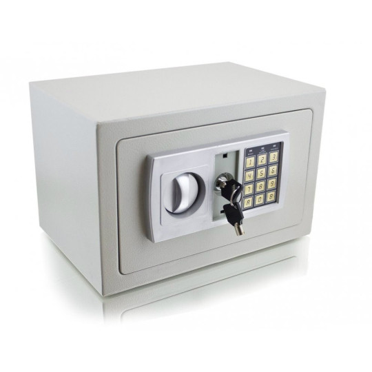 Mobilă electronică de seif de culoare gri deschis