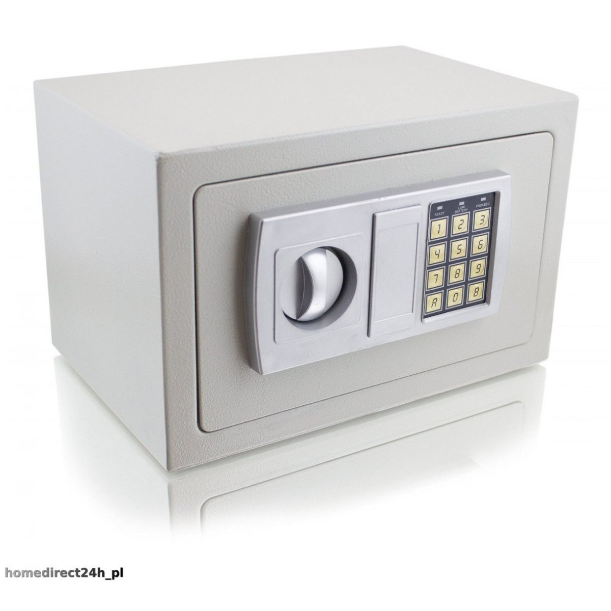 Mobilă electronică de seif de culoare gri deschis