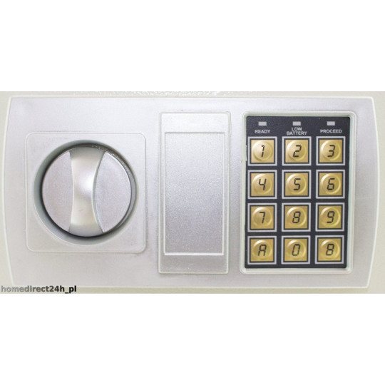 Mobilă electronică de seif de culoare gri deschis