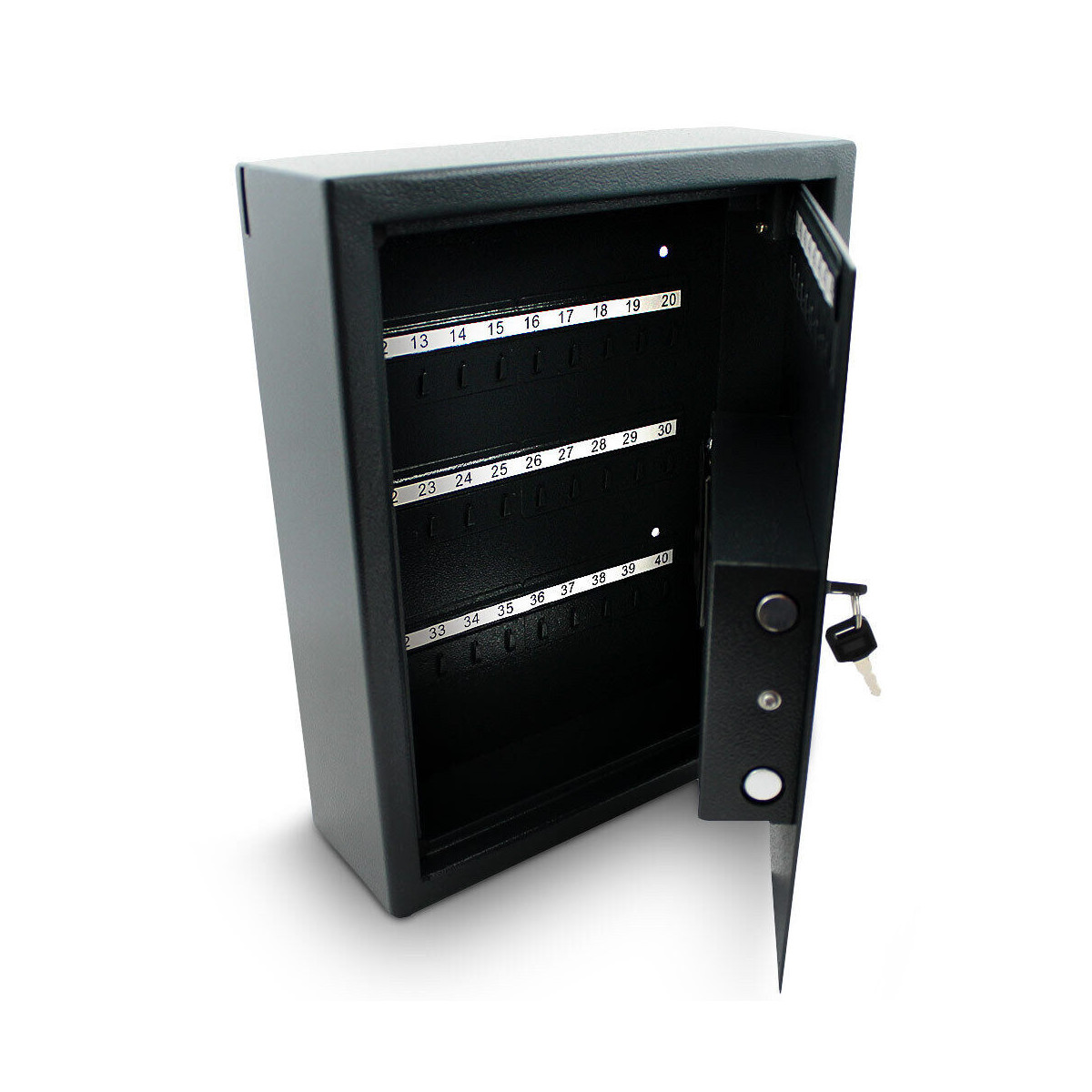 Cufăr negru pentru chei cu încuietoare electronică