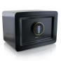 Trezor cu încuietoare electronică cu cod + cheie, de culoare neagră