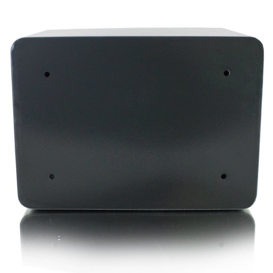 Trezor cu închidere electronică pe bază de cod + cheie, de culoare gri