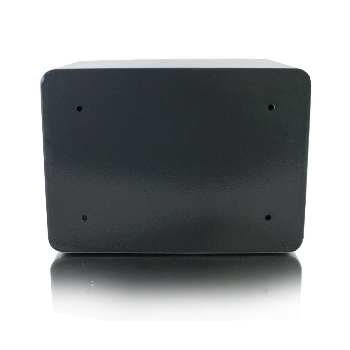 Trezor cu închidere electronică pe bază de cod + cheie, de culoare gri