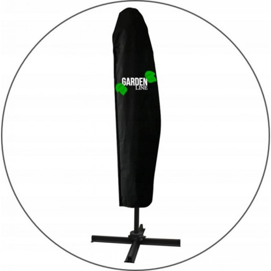 Umbrelă de grădină mare, de culoare bej, 3x3 m