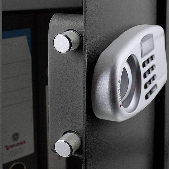 Seif electronic mare, negru