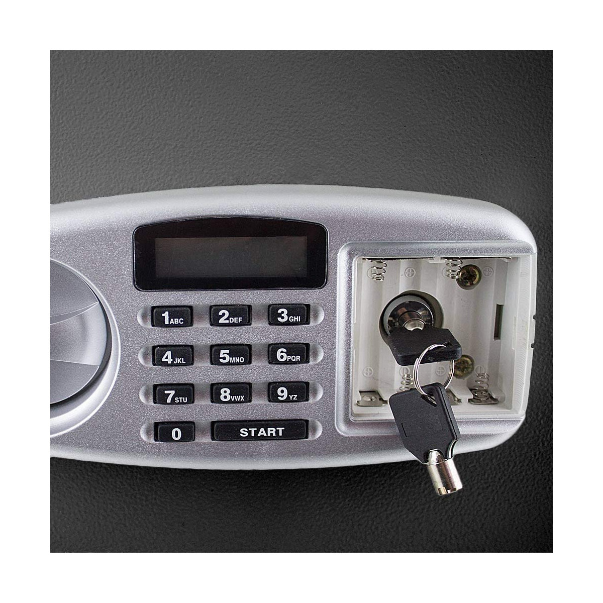 Seif electronic mare, negru