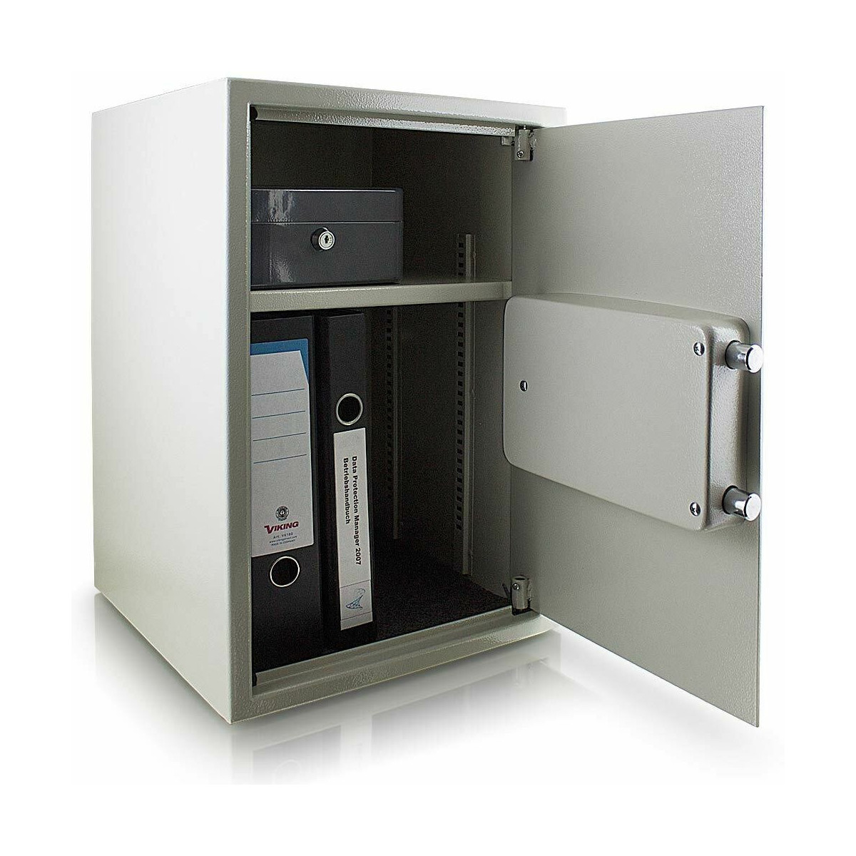 Seif electronic mare, gri deschis