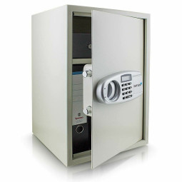 Seif electronic mare, gri deschis