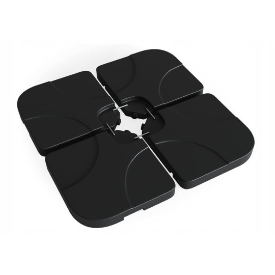 Greutăți pentru umbrelă de soare, 4 bucăți, umplere cu apă, nisip