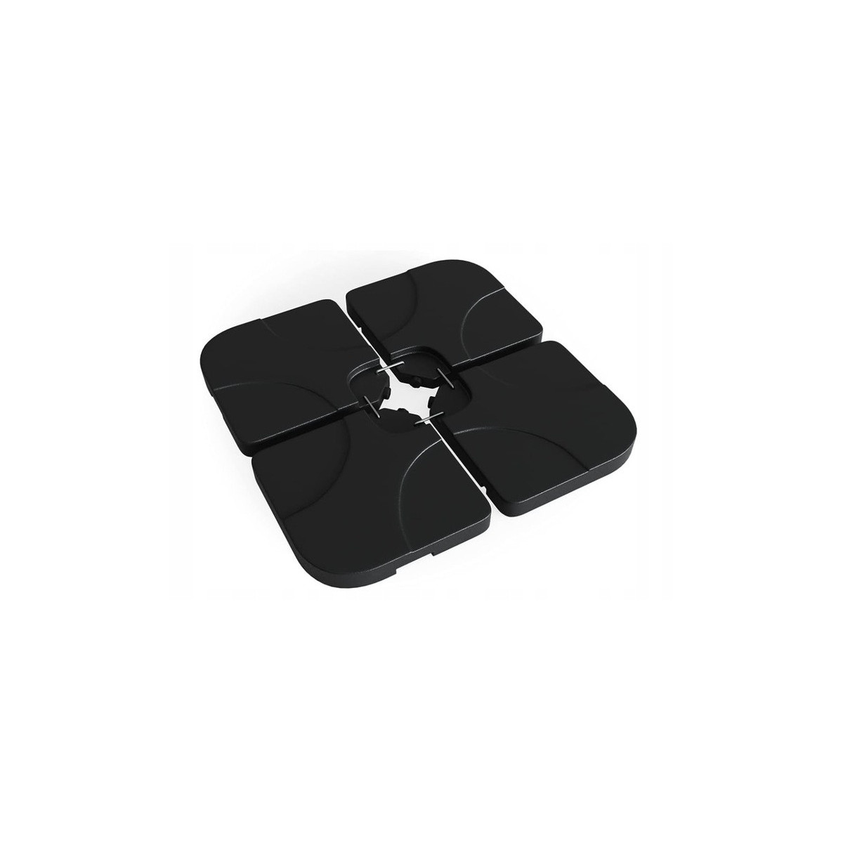 Greutăți pentru umbrelă de soare, 4 bucăți, umplere cu apă, nisip