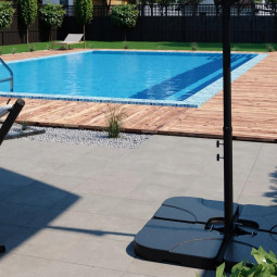 Greutăți pentru umbrelă de soare, 4 bucăți, umplere cu apă, nisip