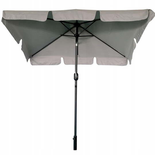 Umbrelă de soare gri deschis pentru terasă 125x200 cm