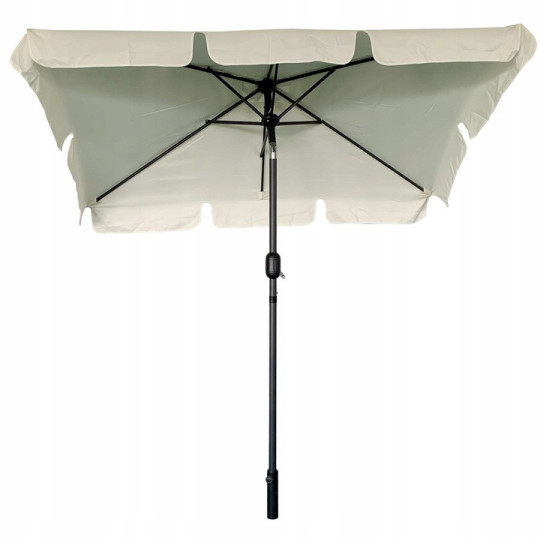 Umbrelă în culoare bej deschis cu volane 125x200 cm