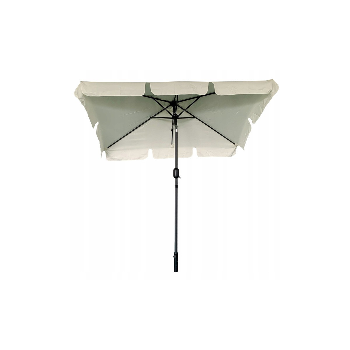Umbrelă în culoare bej deschis cu volane 125x200 cm