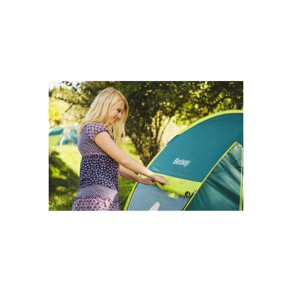 Cort de turism pentru 2 persoane 2.35 x 1.45 x 1 m
