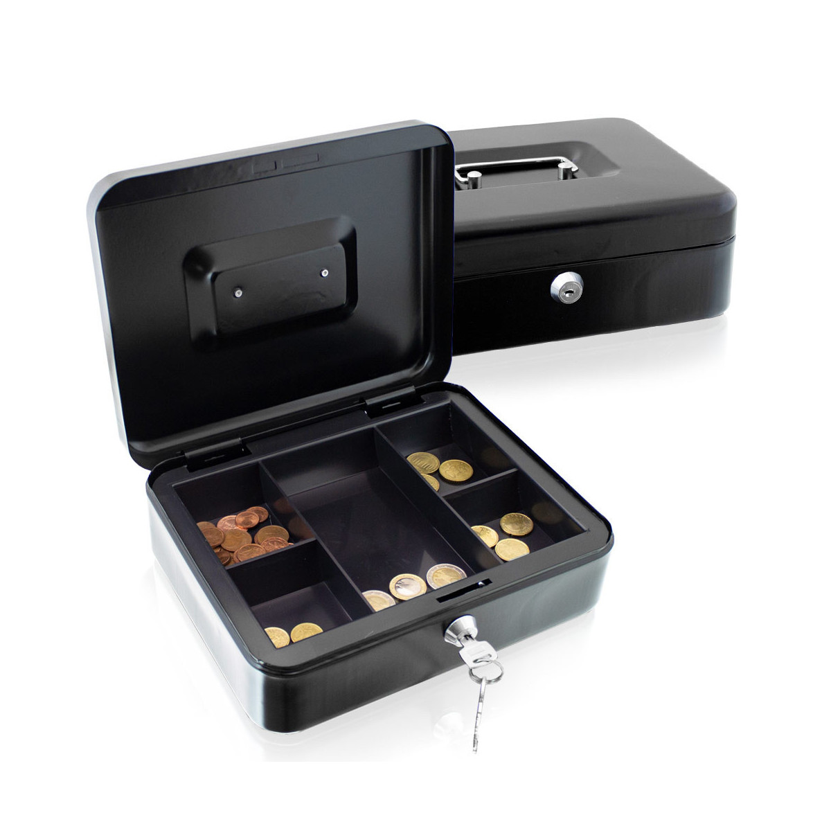 Cutie metalică pentru transportul și depozitarea banilor, 25cm