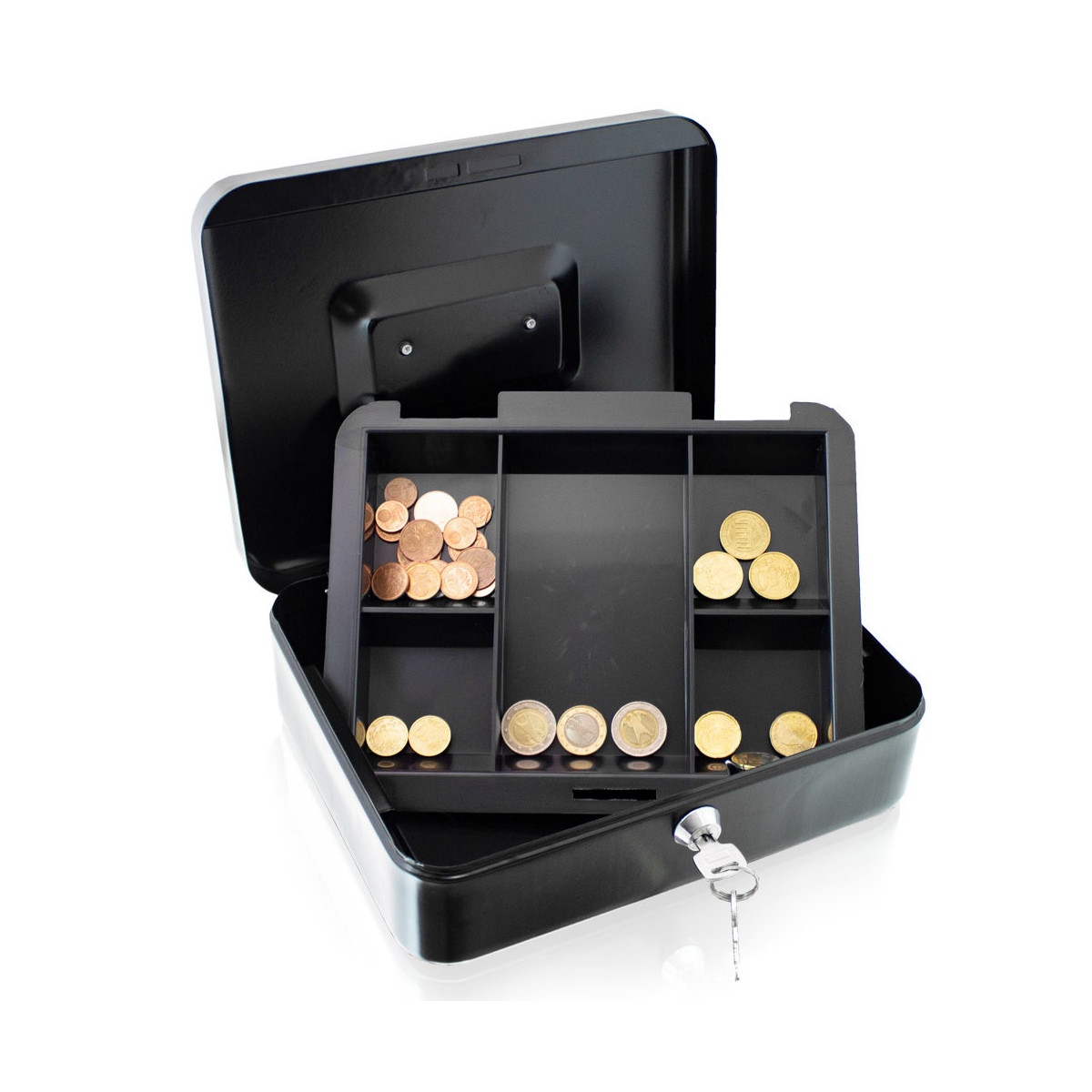 Cutie metalică pentru transportul și depozitarea banilor, 25cm