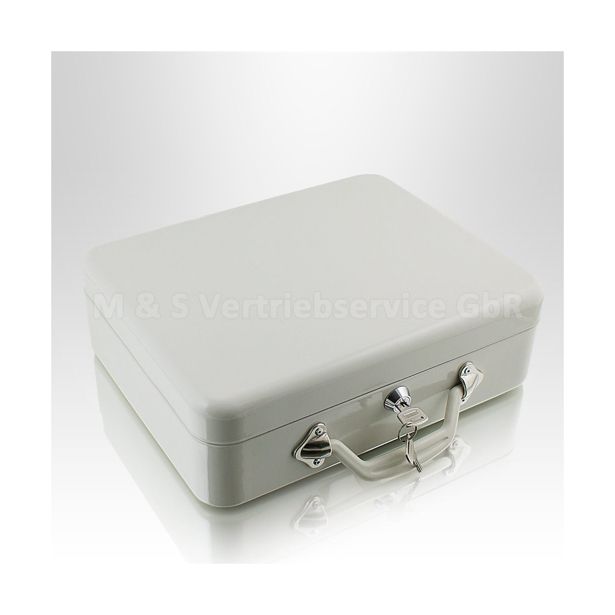 Casier pentru numerar, gri deschis, 30cm