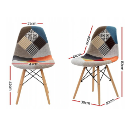Scaun de calitate pentru dining în stil scandinav, de culoare albă