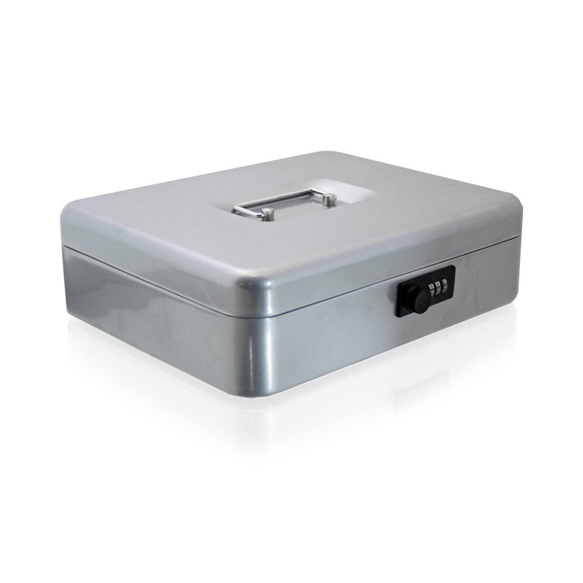 Cutie metalică gri, 30cm