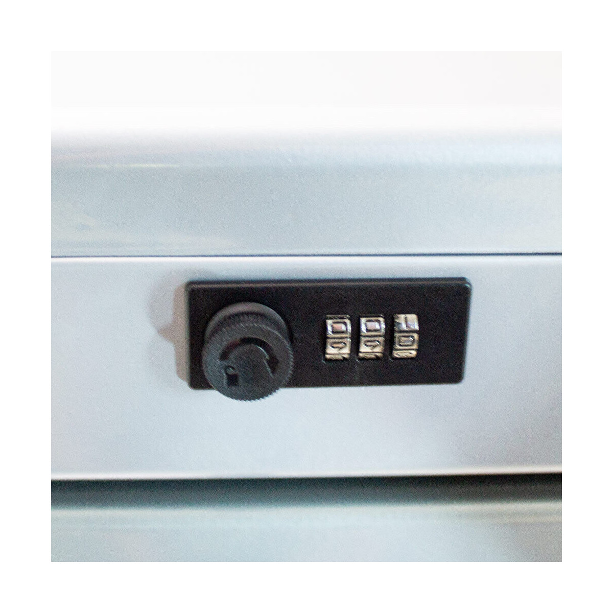 Cutie metalică gri, 30cm