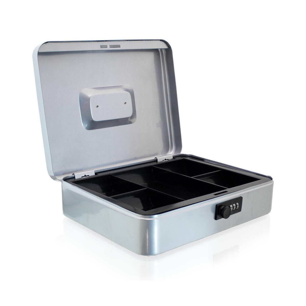 Cutie metalică gri, 30cm