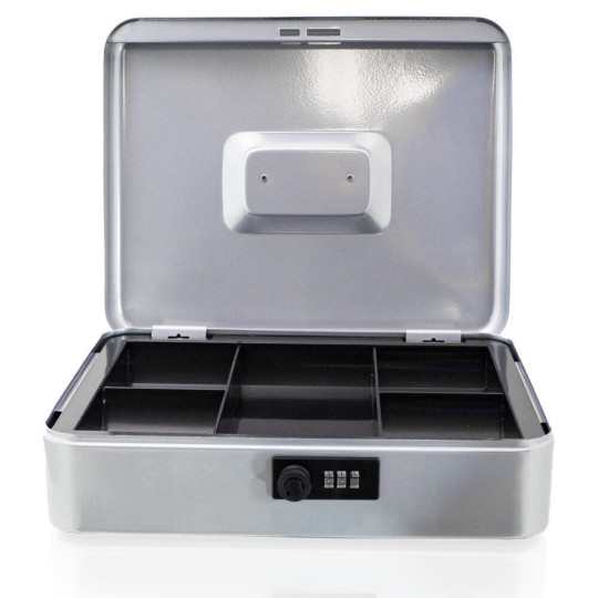 Cutie metalică gri, 30cm