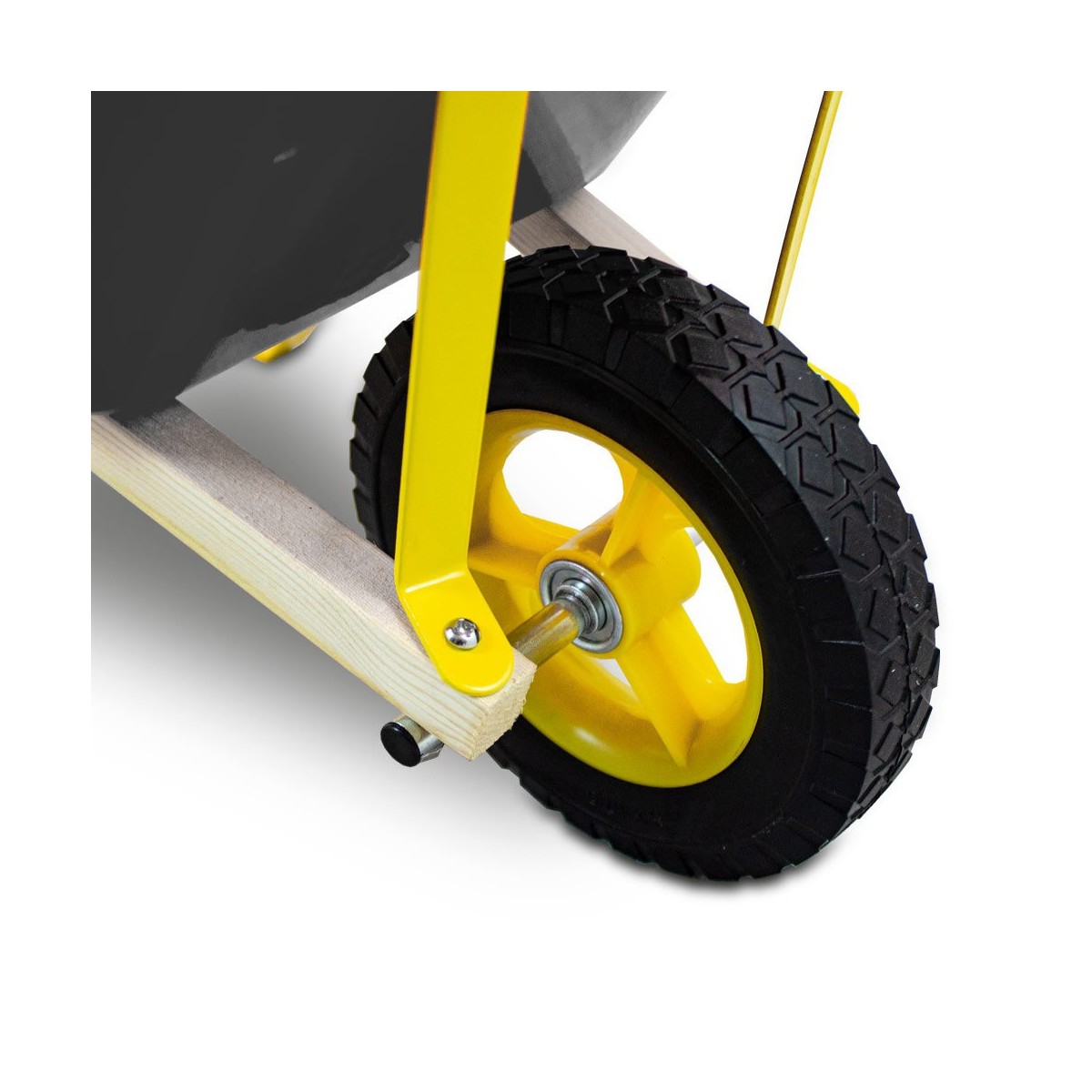 Roata de grădină pentru copii de culoare neagră