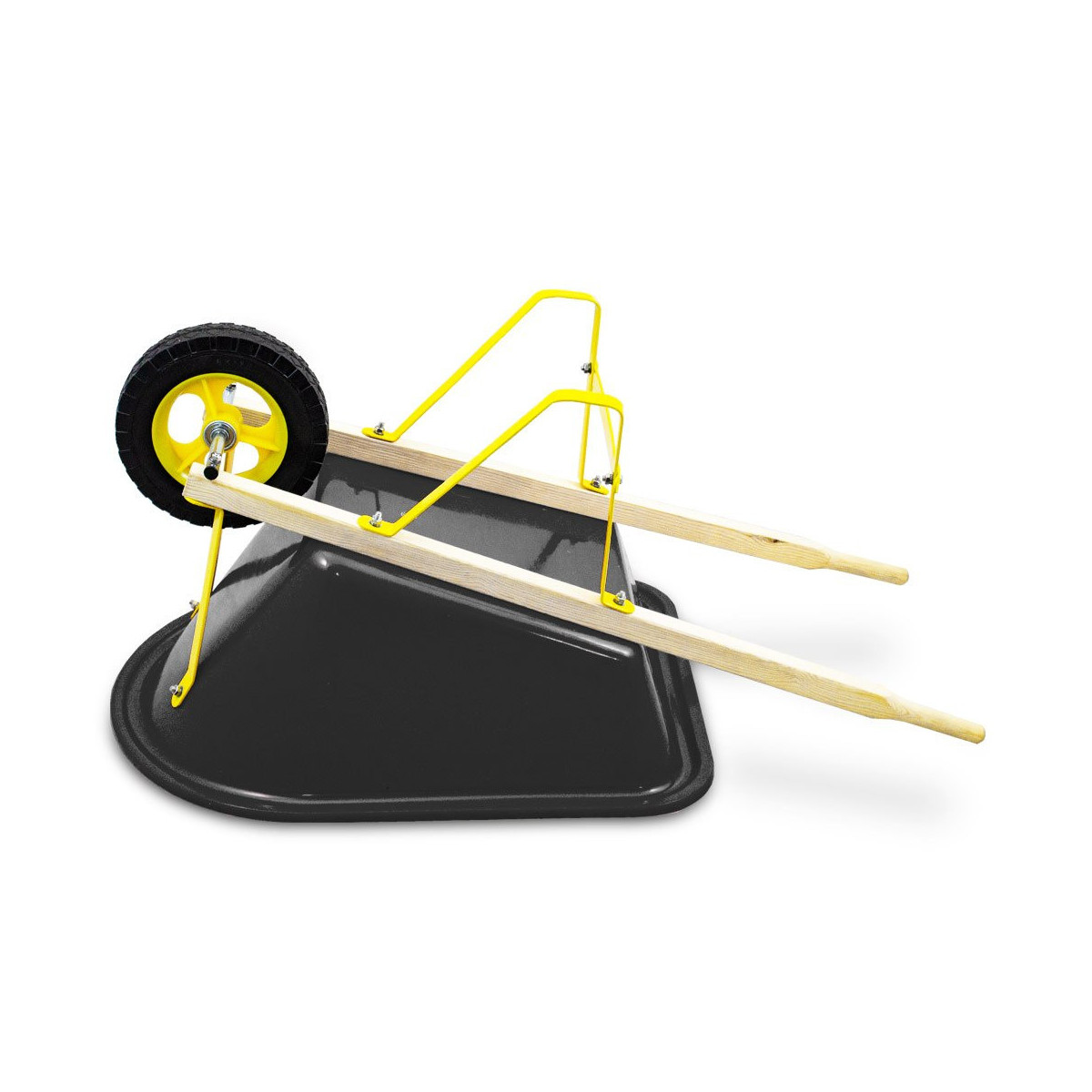 Roata de grădină pentru copii de culoare neagră